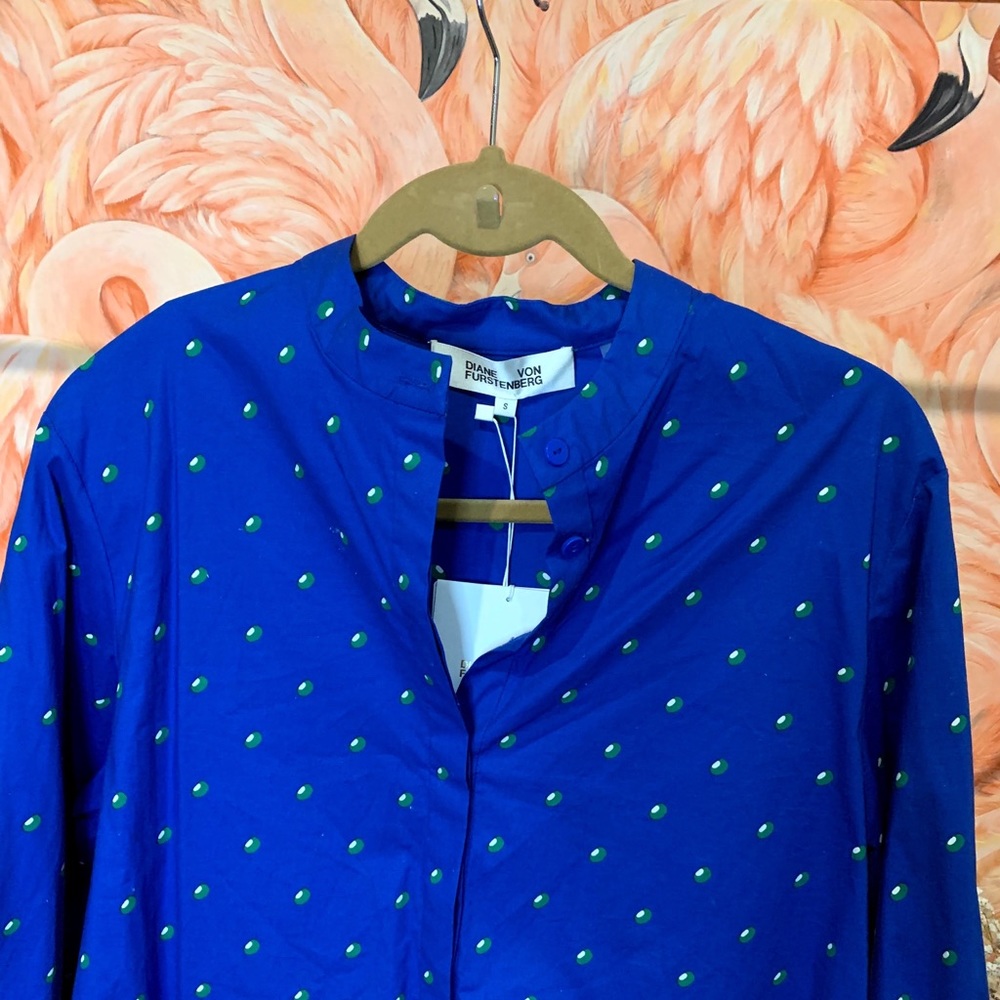 Blue Button Up